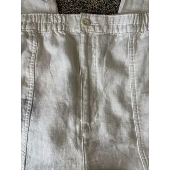 Lauren Ralph Lauren White Linen Pants - Picture 4 of 6
